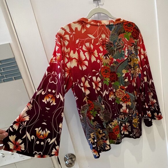 Johnny Was ---Adalena Kimono Sleeve Tee--- - Picture 5 of 5